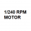 1/240 RPM MOTOR