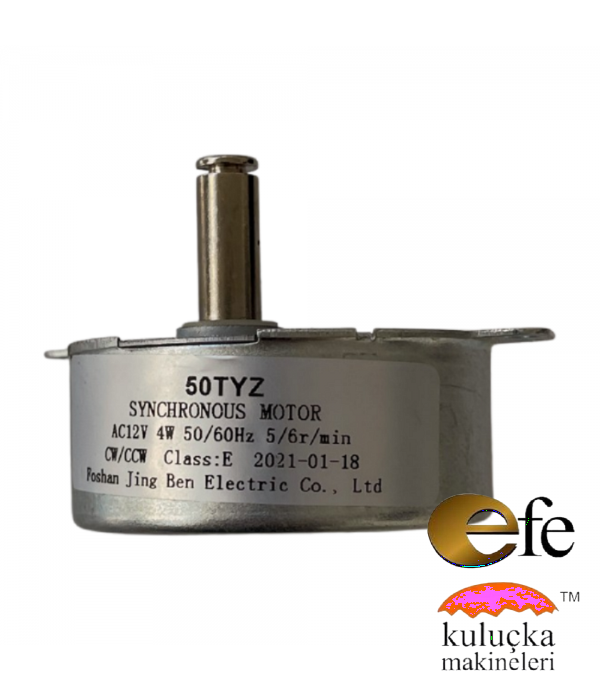 AC 12 Volt 5/6 RPM Motor 