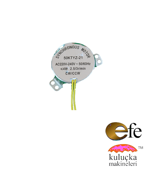 220 Volt 2.5/3 RPM Viyol Çevirme Motor