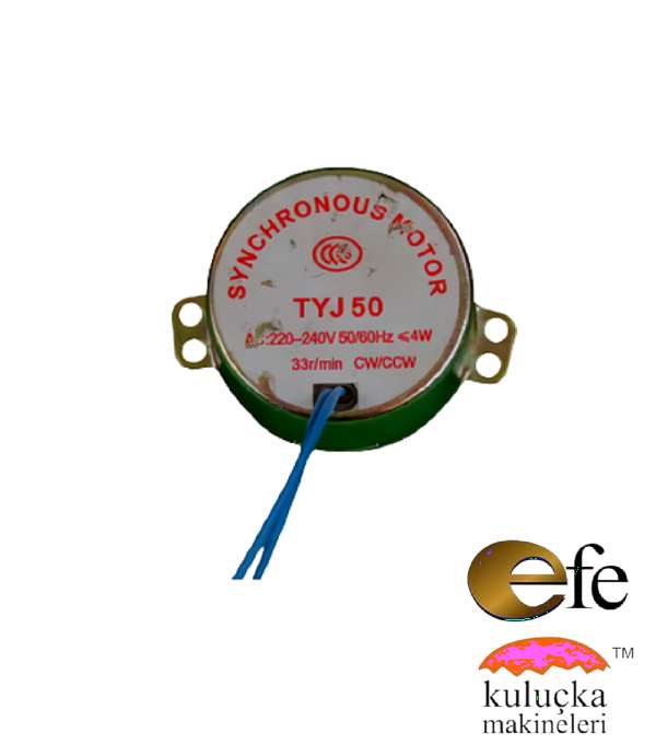 33 RPM AC 220 Volt Senkronize Motor