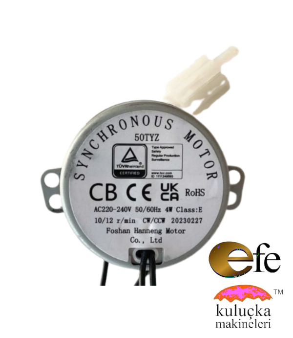 50 TYZ 10/12 RPM Motor