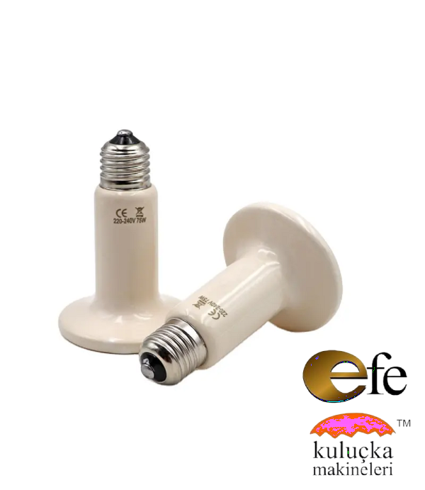 Beyaz Seramik Isıtıcı 75 Watt
