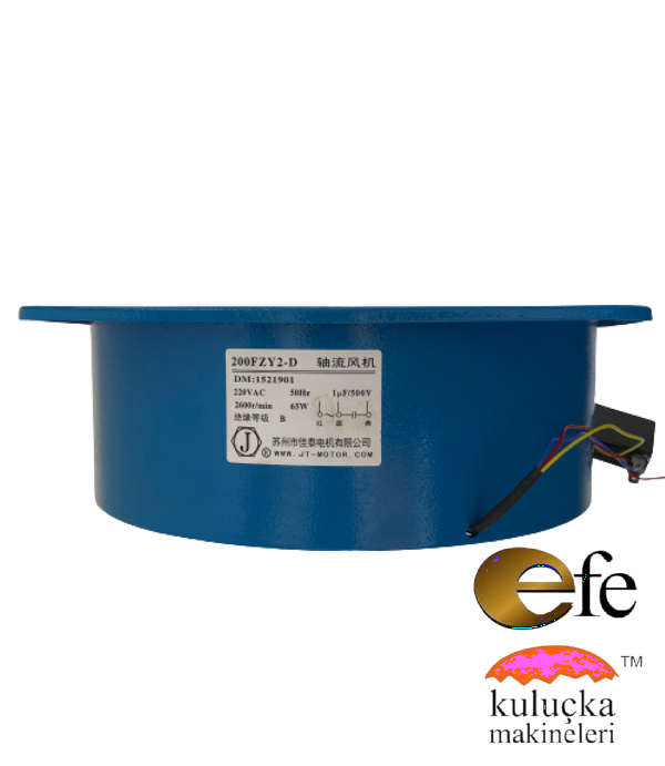 Kuluçka Makinesi Mavi Fan