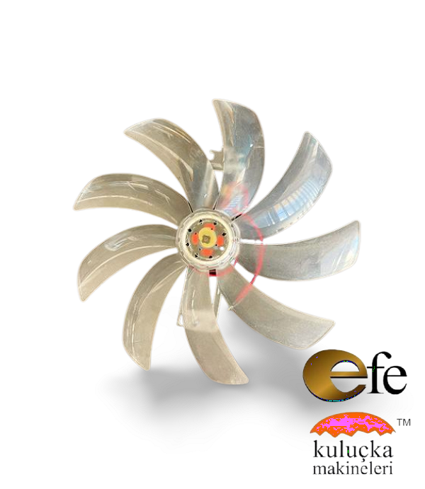 Kuluçka Makinesi şeffaf fan 21 CM