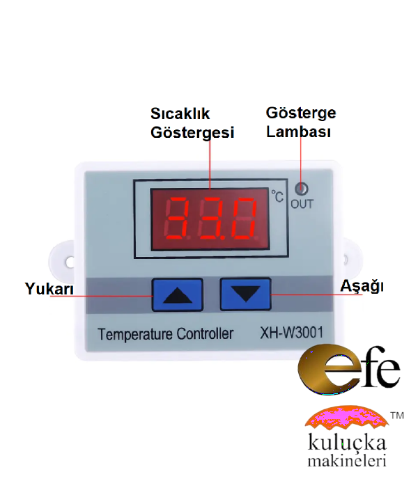 Seramik Isıtıcı Termostatlı Set