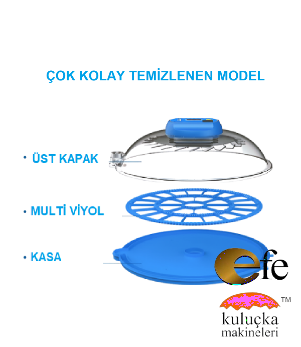 Kuluçka Makinesi 52 Tavuk Yumurtası